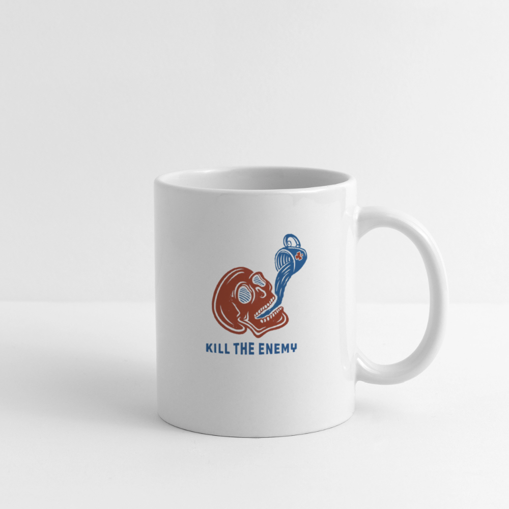 Kill The Enemy Coffee Mug - white